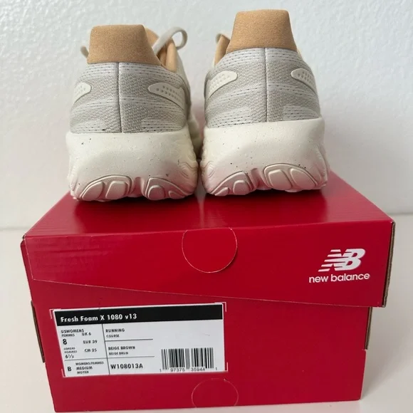 New Balance Cream Athletic Shoes - Picture 4 of 5